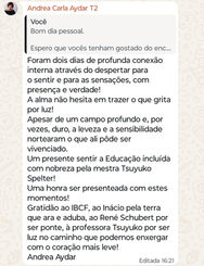 Mensagem de aluno 3