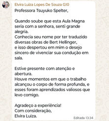 Mensagem de aluno 4