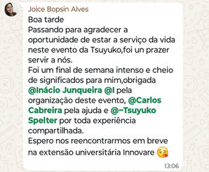 Mensagem de aluno 6